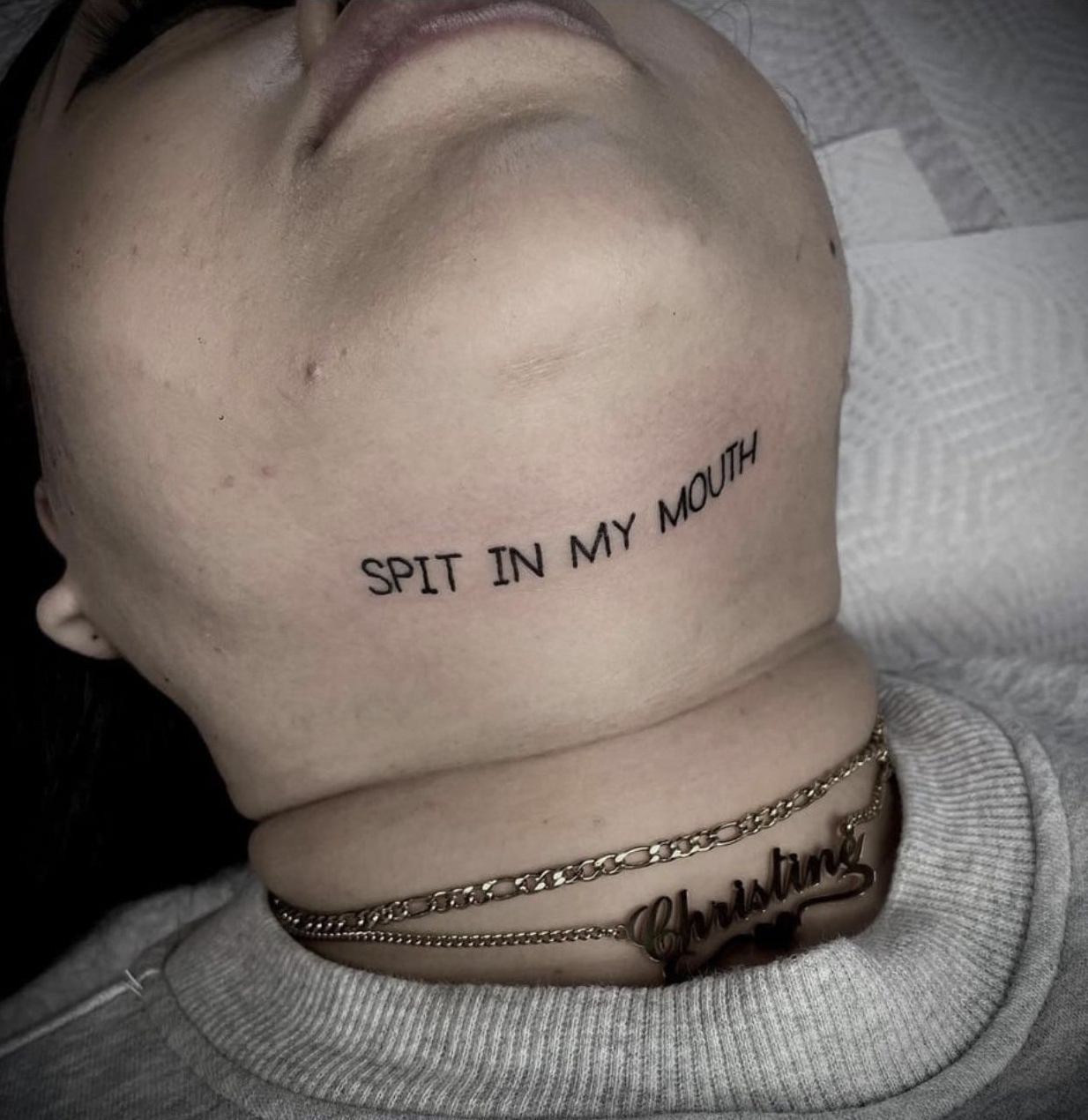 tattoo - Spit In My Mouth Christing